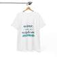 Wine Goes In Wisdom Comes Out Unisex Heavy Cotton Tee, Funny Wine T-Shirt, Gift for Wine Lovers, Casual Wear, Party Shirt - Conscience Garment