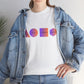 Geometric Design Unisex Heavy Cotton Tee - Perfect for Casual Wear, Graphic Tee, Trendy Shirt, Art Lover Gift, Everyday Comfort - Conscience Garment