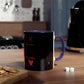 Hearts and Crosses Coffee Mug,  11oz