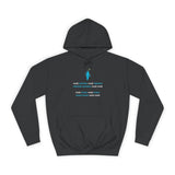 Unisex College Hoodie with Krishna Design - Perfect for Festivals and Everyday Wear - Conscience Garment