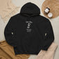 Time Flies Hoodie — "Only You Are in Control" Vintage Hourglass Pullover
