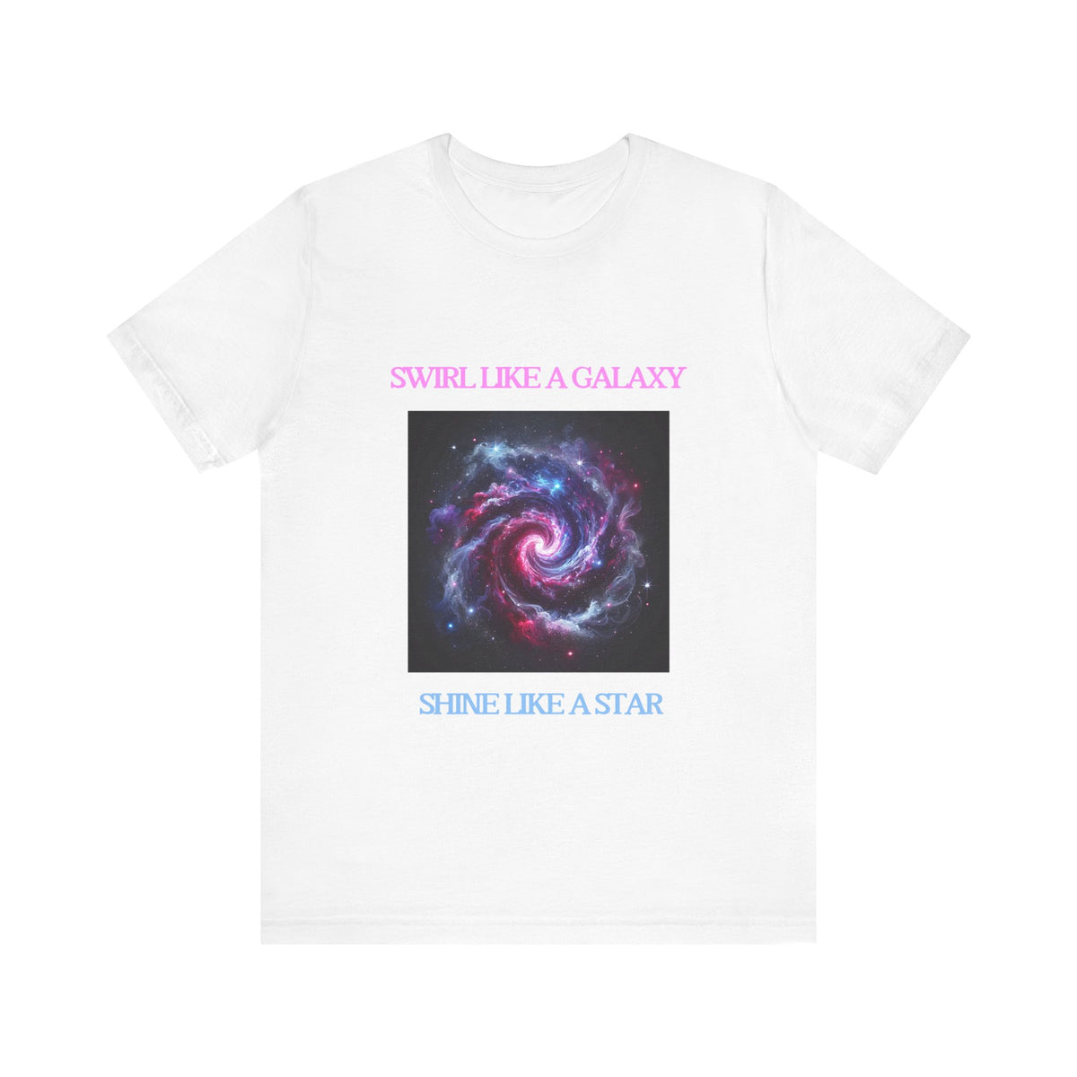 Galaxy Swirl T-Shirt - Swirl like a galaxy, shine like a star - Conscience Garment