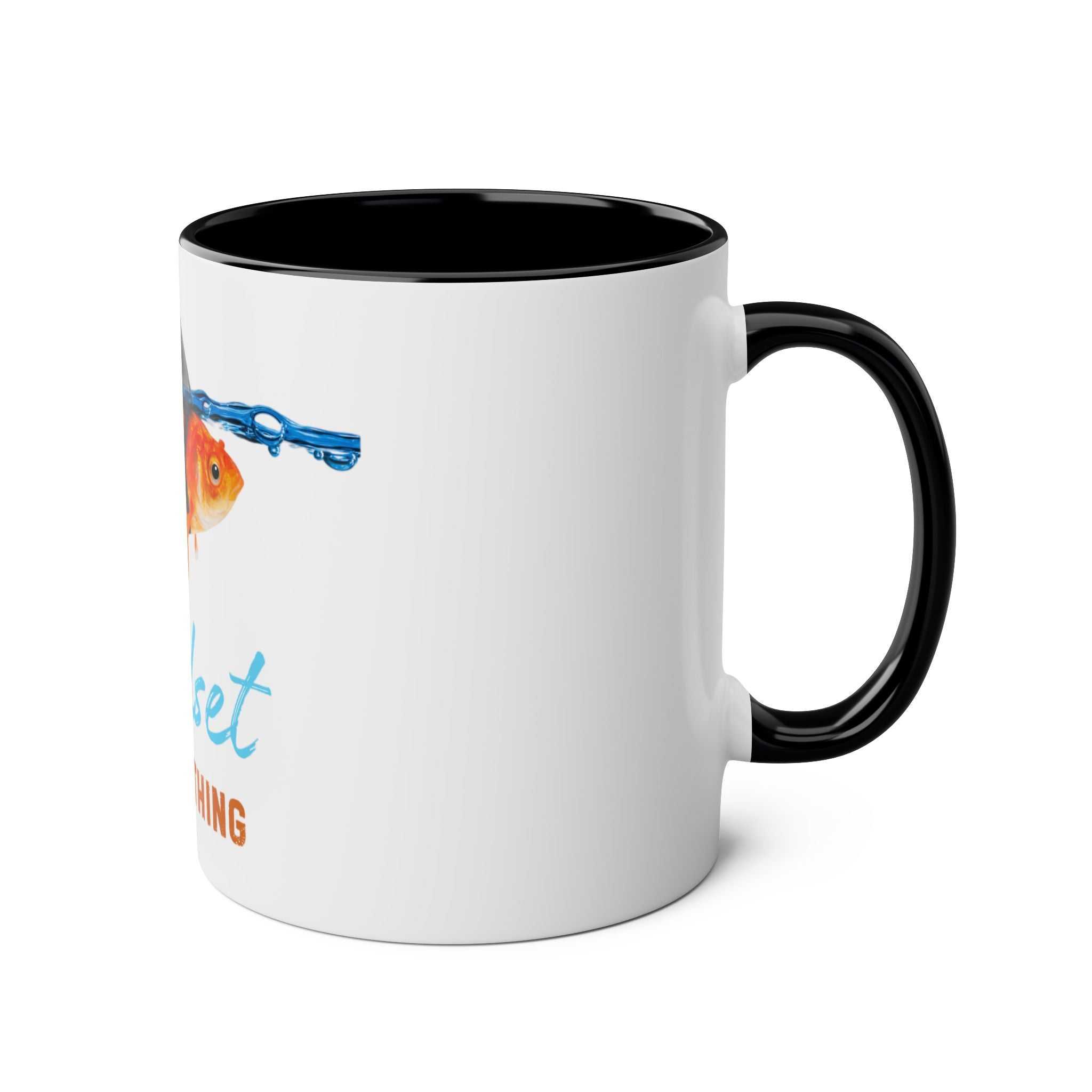 Mindset is Everything Two-Tone Coffee Mug, Birthday Gift, 7 Colors