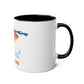 Mindset is Everything Two-Tone Coffee Mug, Birthday Gift, 7 Colors - Conscience Garment