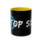Top Sister Two-Tone Coffee Mug - Conscience Garment