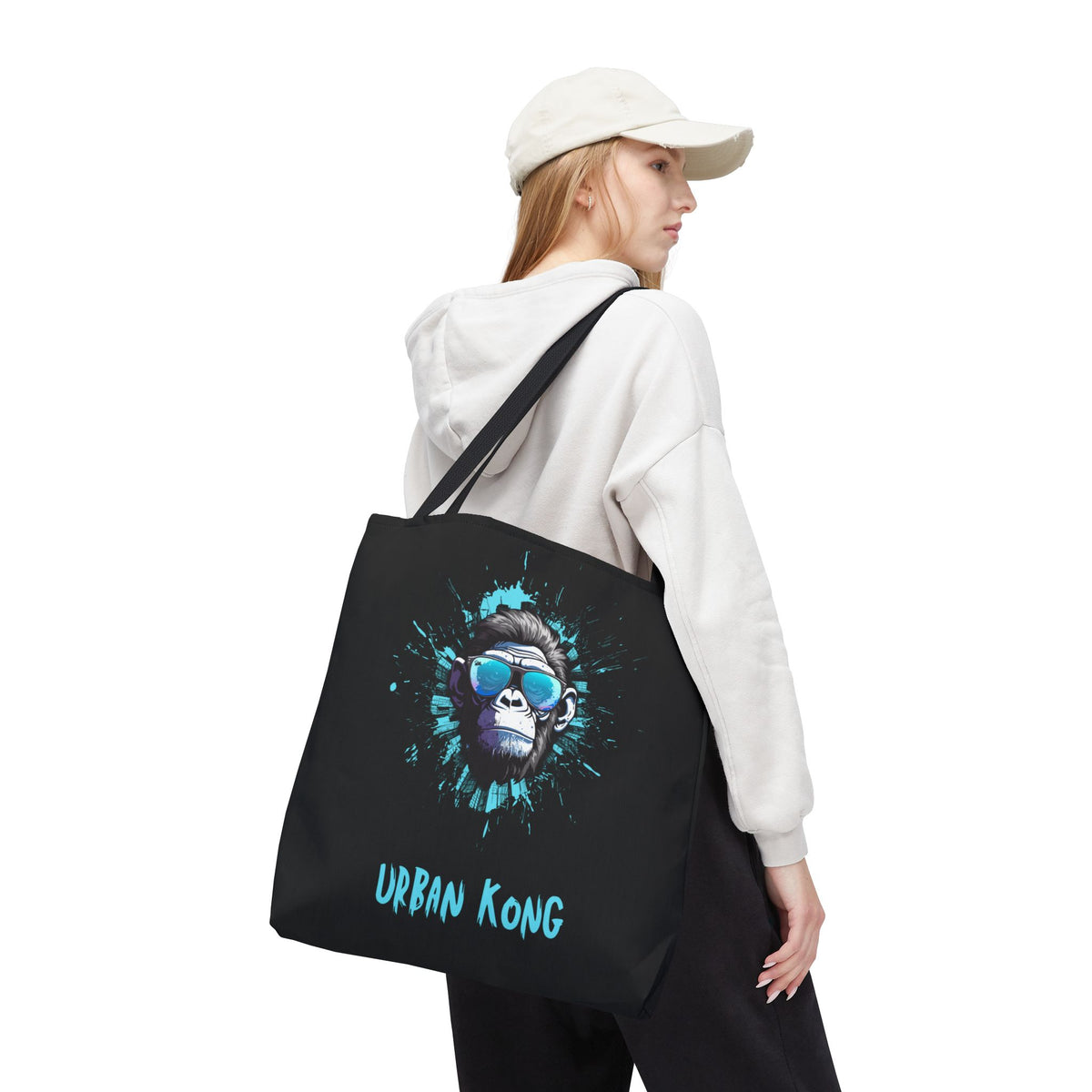 Urban Kong Graphic Tote Bag — Cool Ape Sunglasses All-Over Print