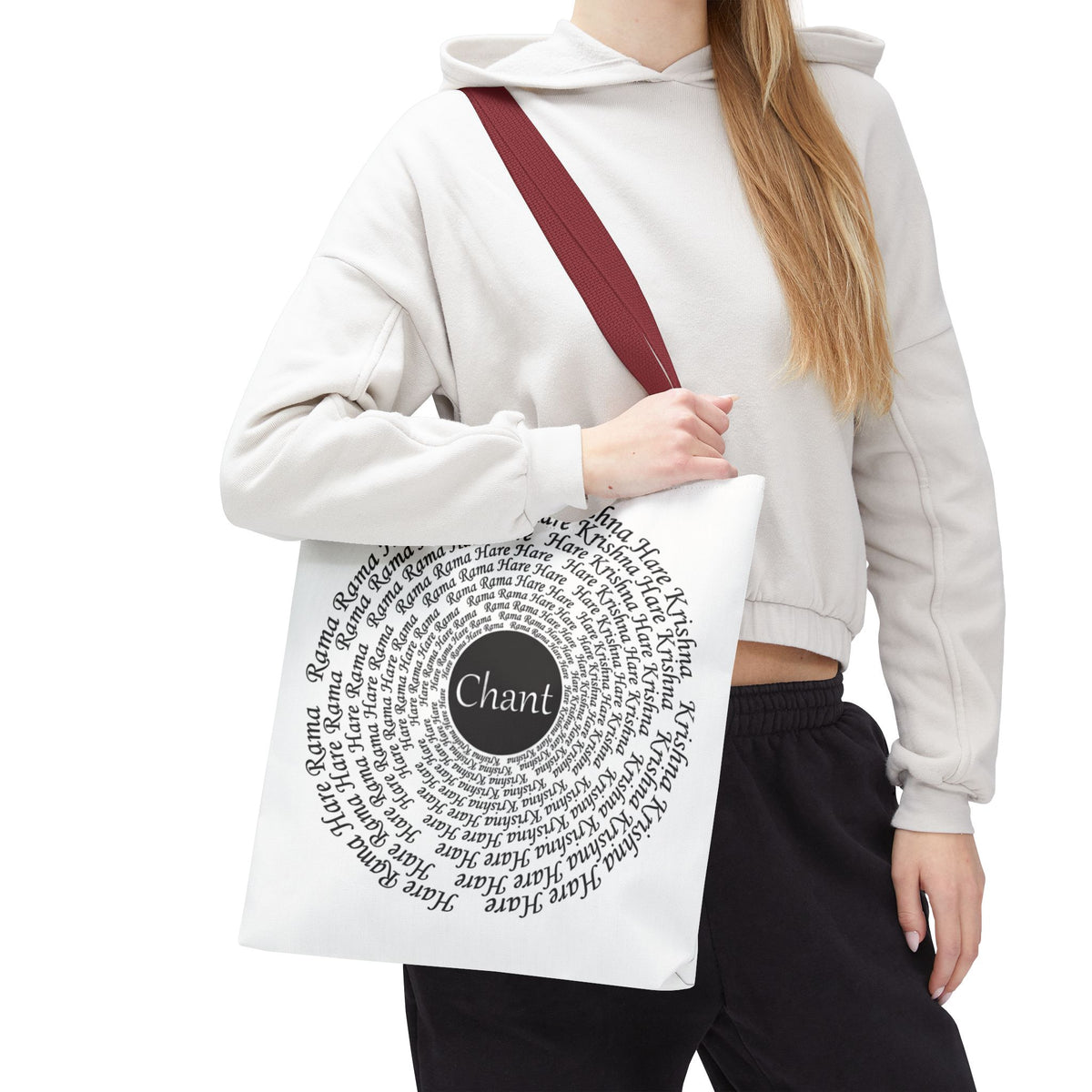 Hare Krishna Chant Mantra Meditation Tote Bag