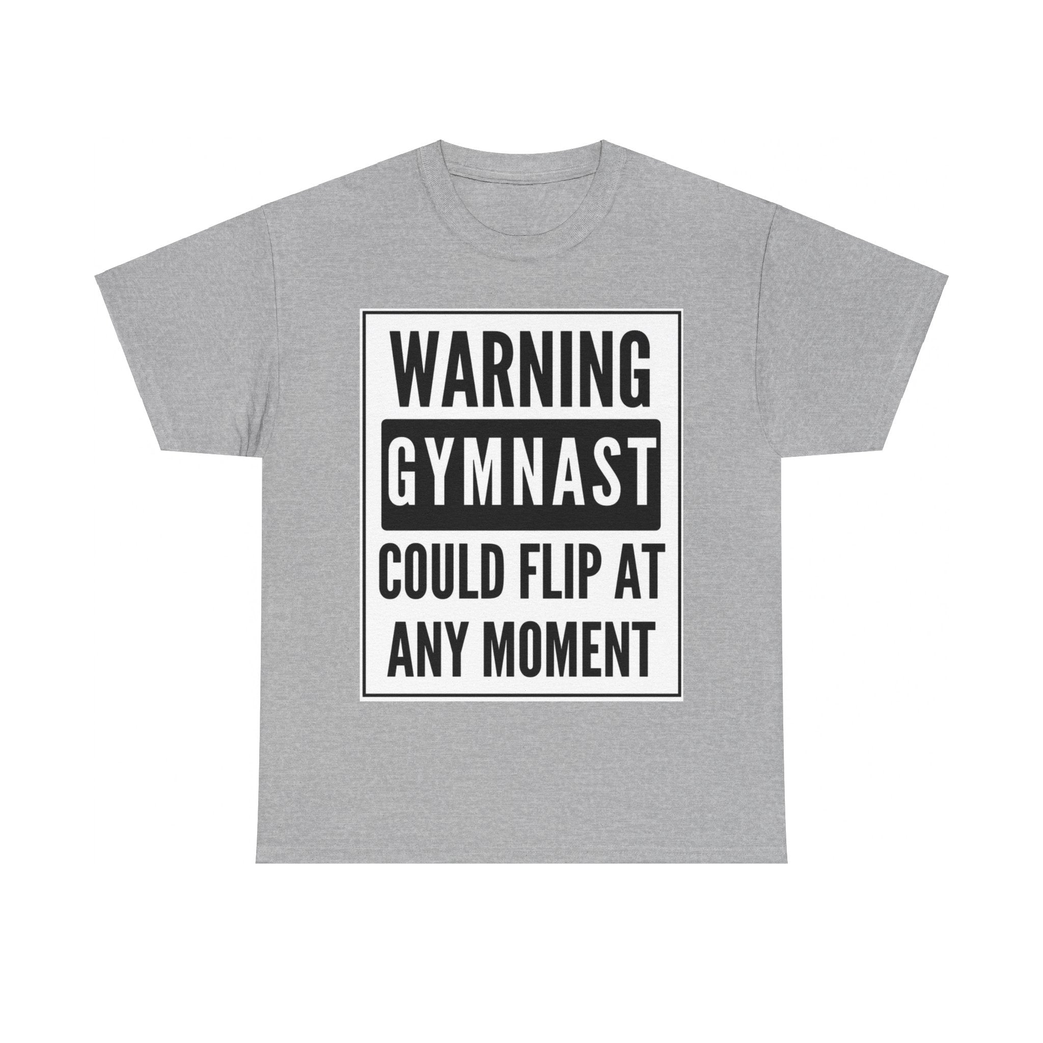 Gymnast, T shirt, Unisex Heavy Cotton, Gift, Funny, Mindfulness, Motivation, Inspiration, Conscience Garment, Wearing, Flip