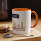 Mind the Gap Coffee Mug — Colorful City Skyline Accent Mug (11/15oz)