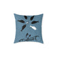 Be Different Fish Throw Pillow – Inspirational Nautical Accent Cushion