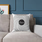 Hare Krishna chant Meditation Square Pillow — Spiritual Mantra Decorative Cushion