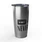Never Forget Retro Vagabond 20oz Stainless Steel Tumbler - Cassette, VHS & Floppy Disc