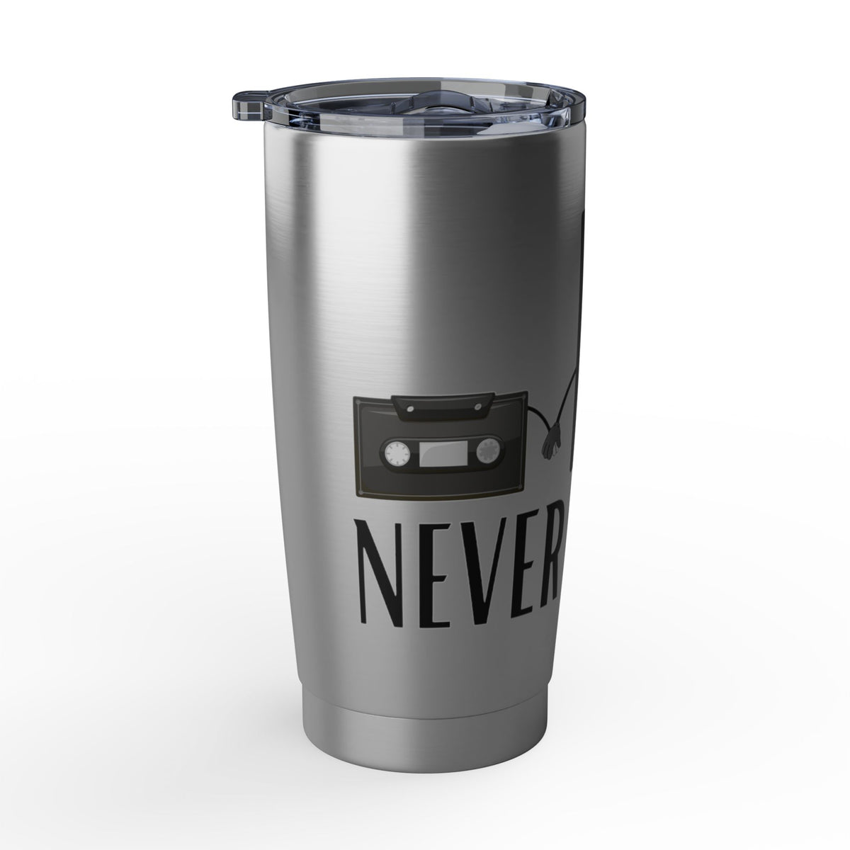 Never Forget Retro Vagabond 20oz Stainless Steel Tumbler - Cassette, VHS & Floppy Disc