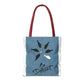 Be Different Whale Tote Bag — Inspirational Ocean Animal Canvas Tote