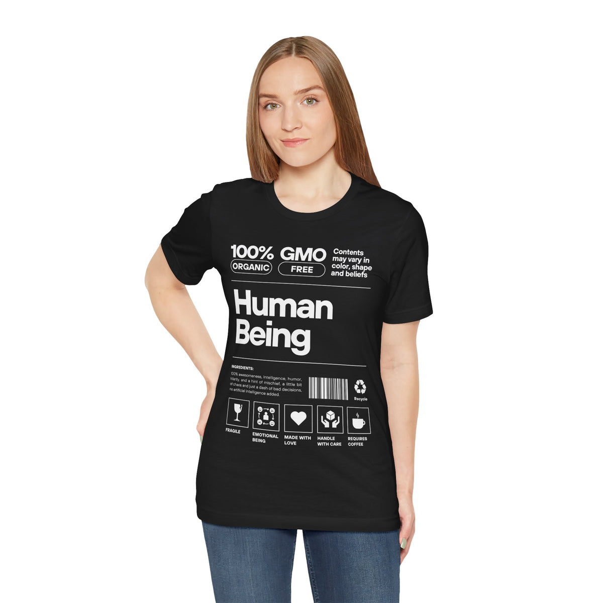 Funny Unisex Tee - Human Product Overview Design - Conscience Garment