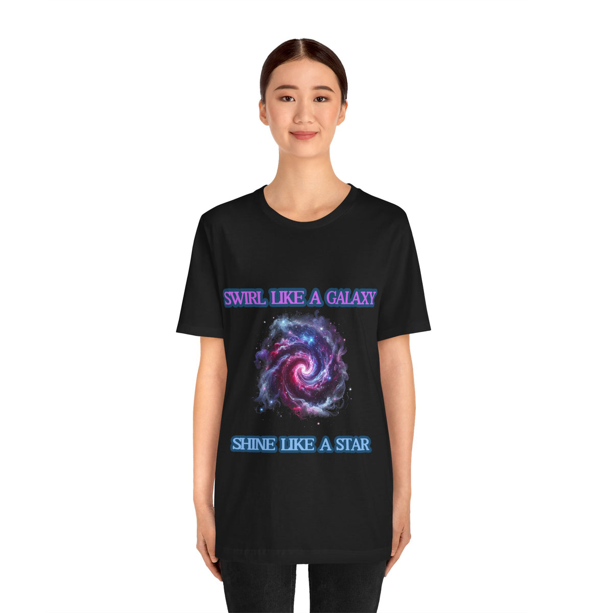Galaxy Swirl T-Shirt - Swirl like a galaxy, shine like a star - Conscience Garment