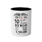 10th Birthday Two-Tone Coffee Mug, 11oz - Conscience Garment