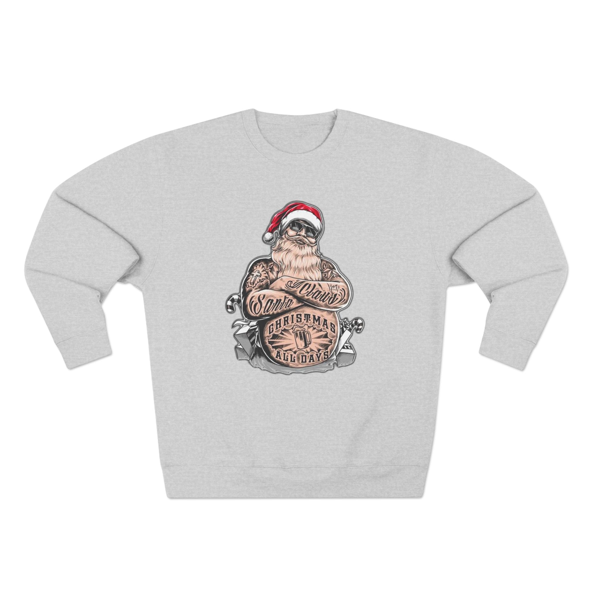 Christmas Jumper, Claus, Skateboard, Gift, Festive Season