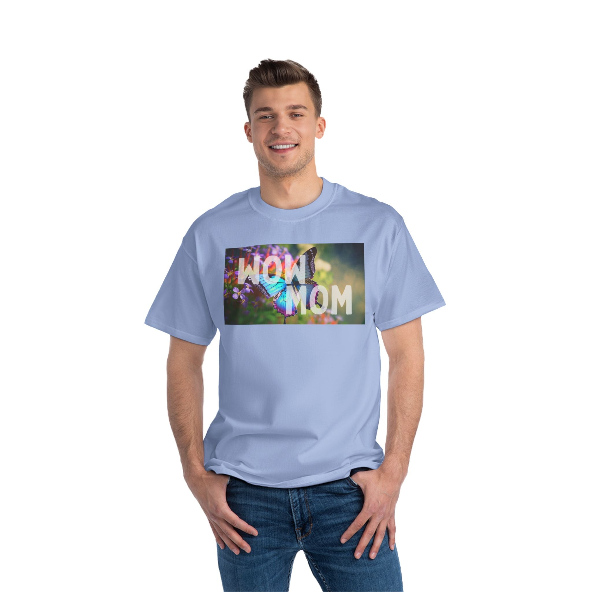 Wow Mom Butterfly T-Shirt