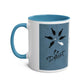 Motivational Two-Tone Mug - Be Different Design, 11oz
