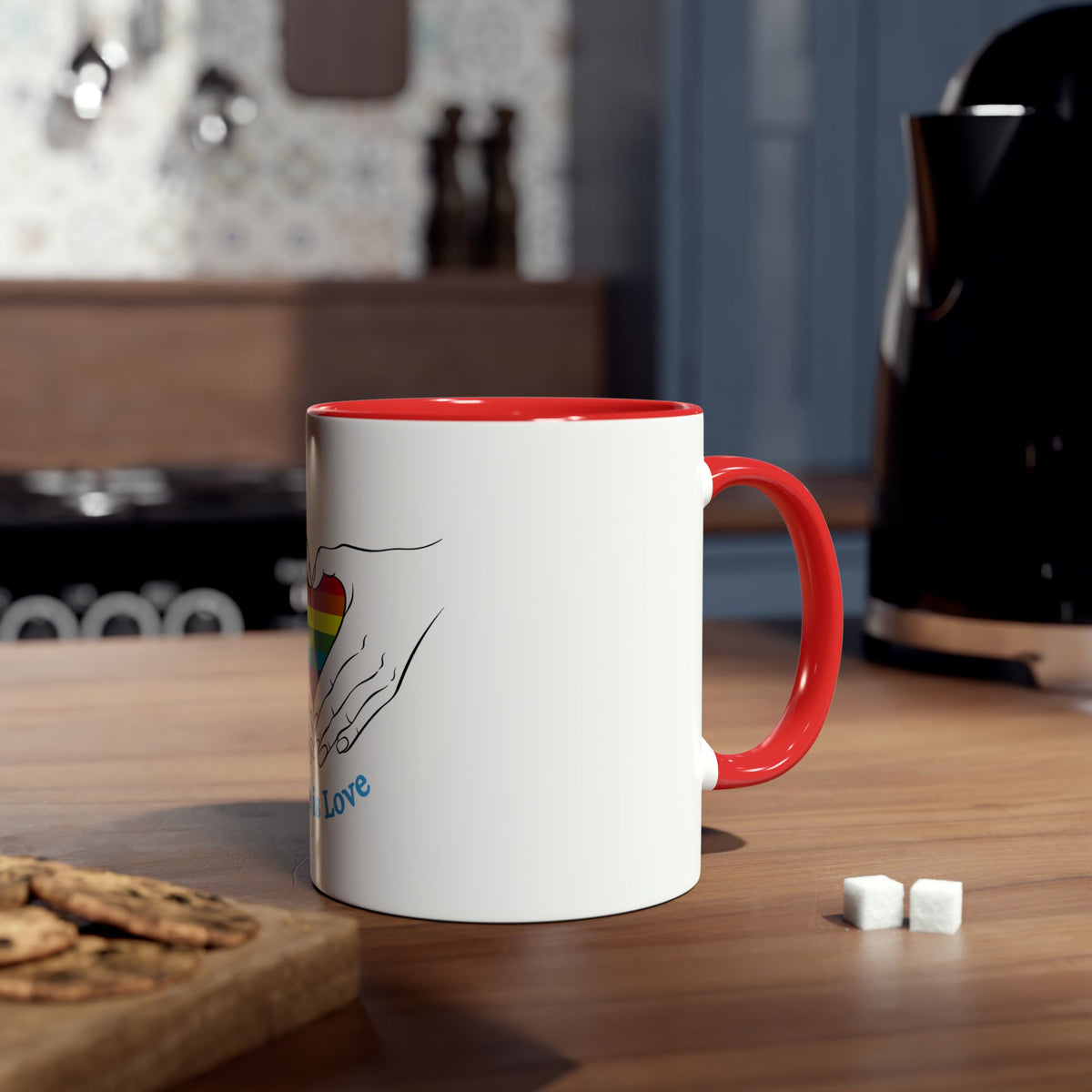 Love Is Love Two-Tone Mug - Conscience Garment