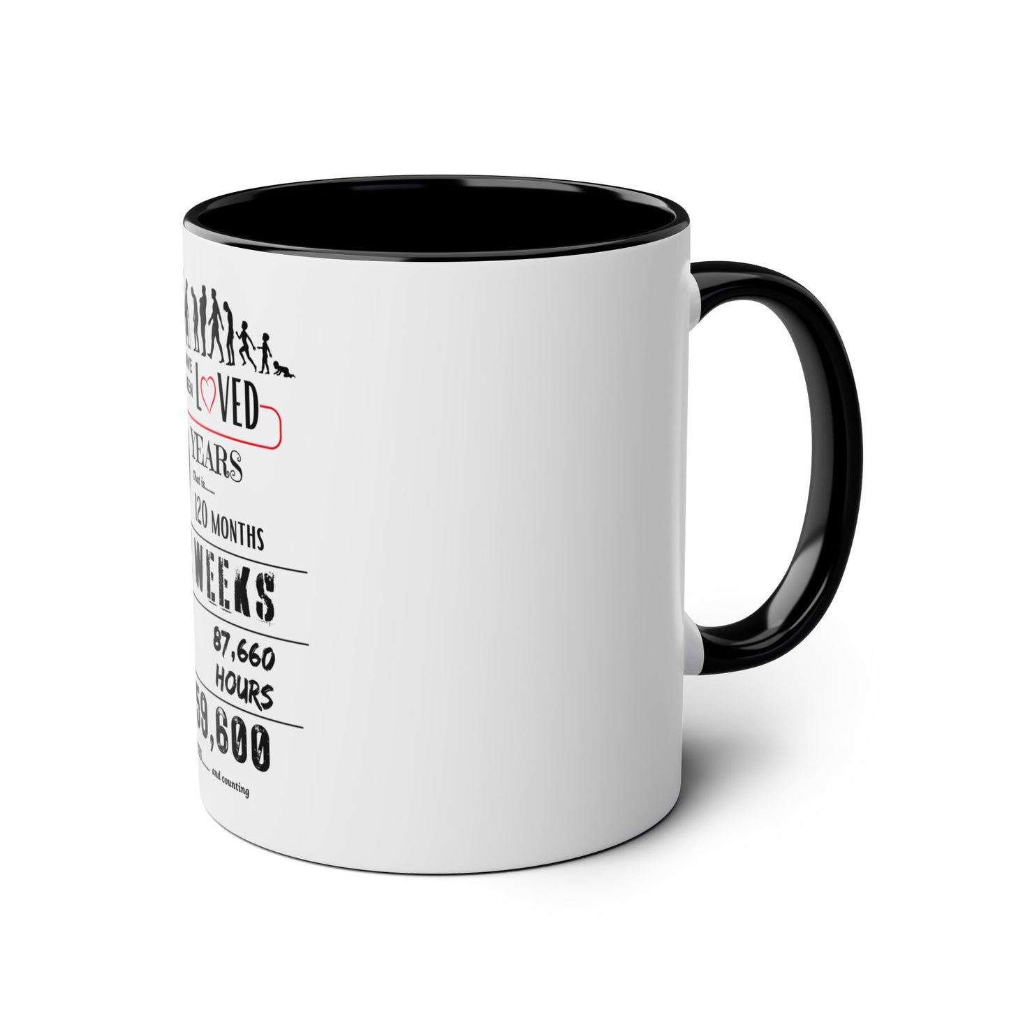 10th Birthday Two-Tone Coffee Mug, 11oz - Conscience Garment