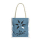 Be Different Whale Tote Bag — Inspirational Ocean Animal Canvas Tote