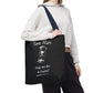 Time Flies Motivational Tote Bag