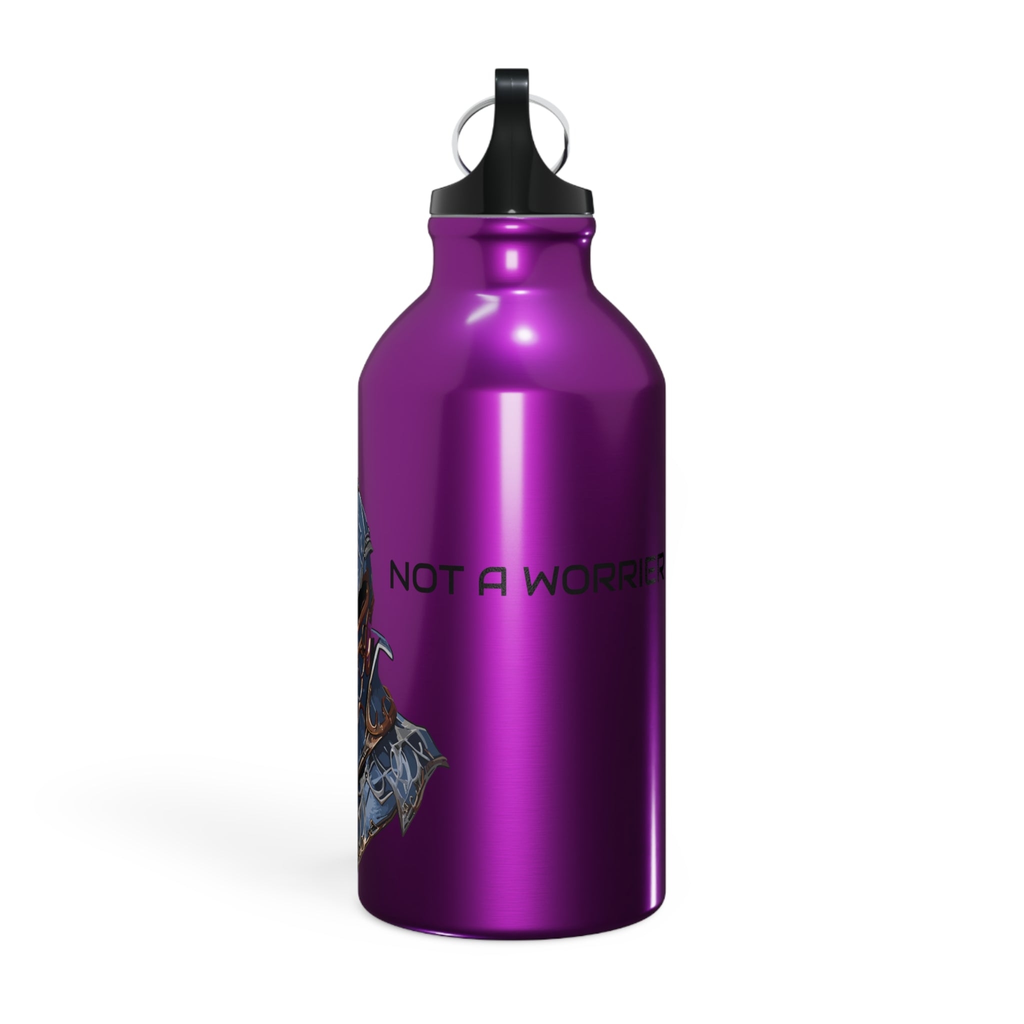 Be a Warrior not a Worrier, Oregon Sport Bottle, Gift, Inspirationa;, Motivation, Aluminium