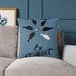 Be Different Fish Throw Pillow – Inspirational Nautical Accent Cushion