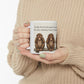 Ceramic Mug — Three Wise Monkeys Design (11oz & 15oz)