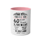 60th Birthday Two-Tone Coffee Mug, 11oz