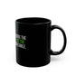 Inspirational Quote Black Mug — “Let Your Smile Change the World” Coffee Mug (11oz/15oz)