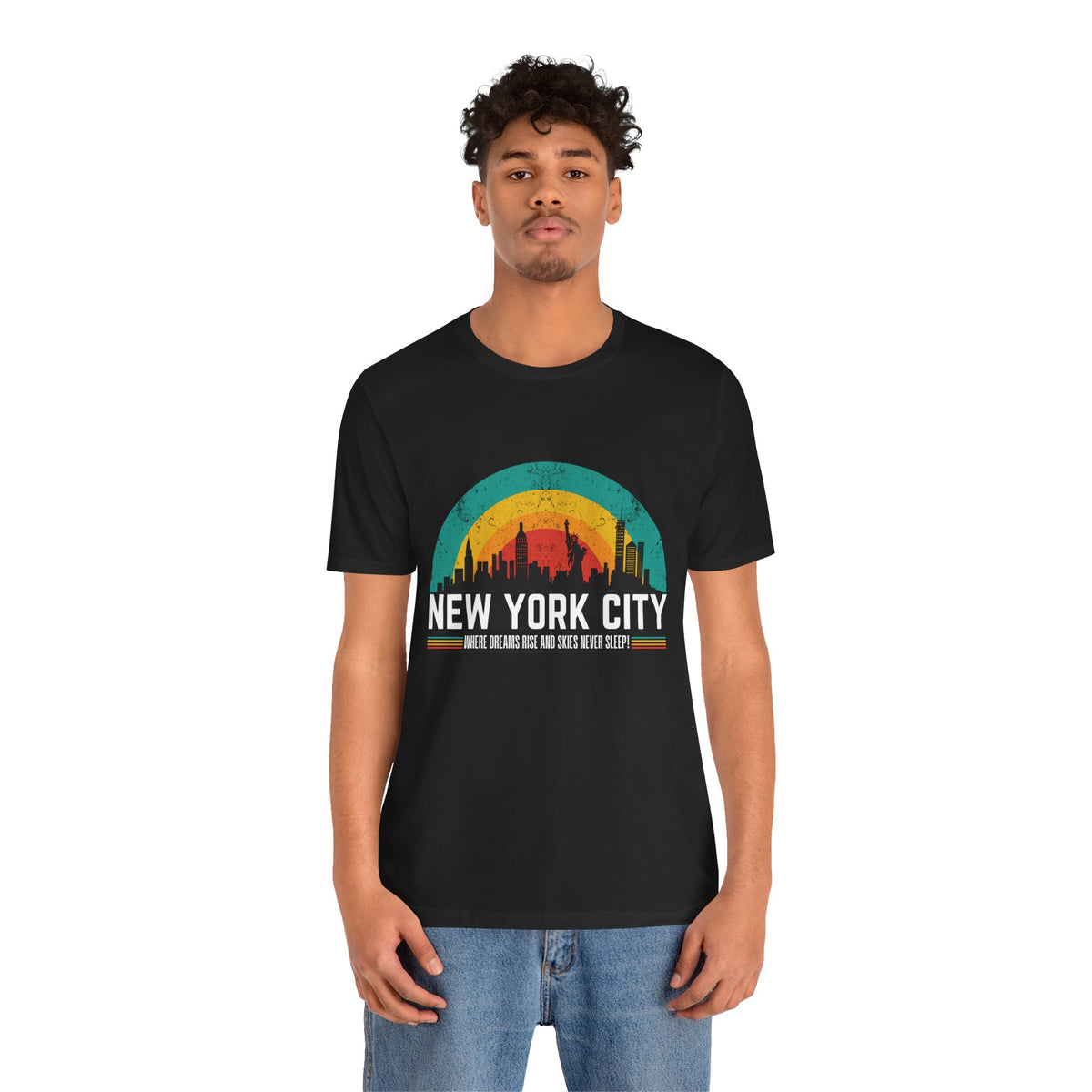 Cityscape T-Shirt - New York City Skyline, Gift, Inspiration - Conscience Garment