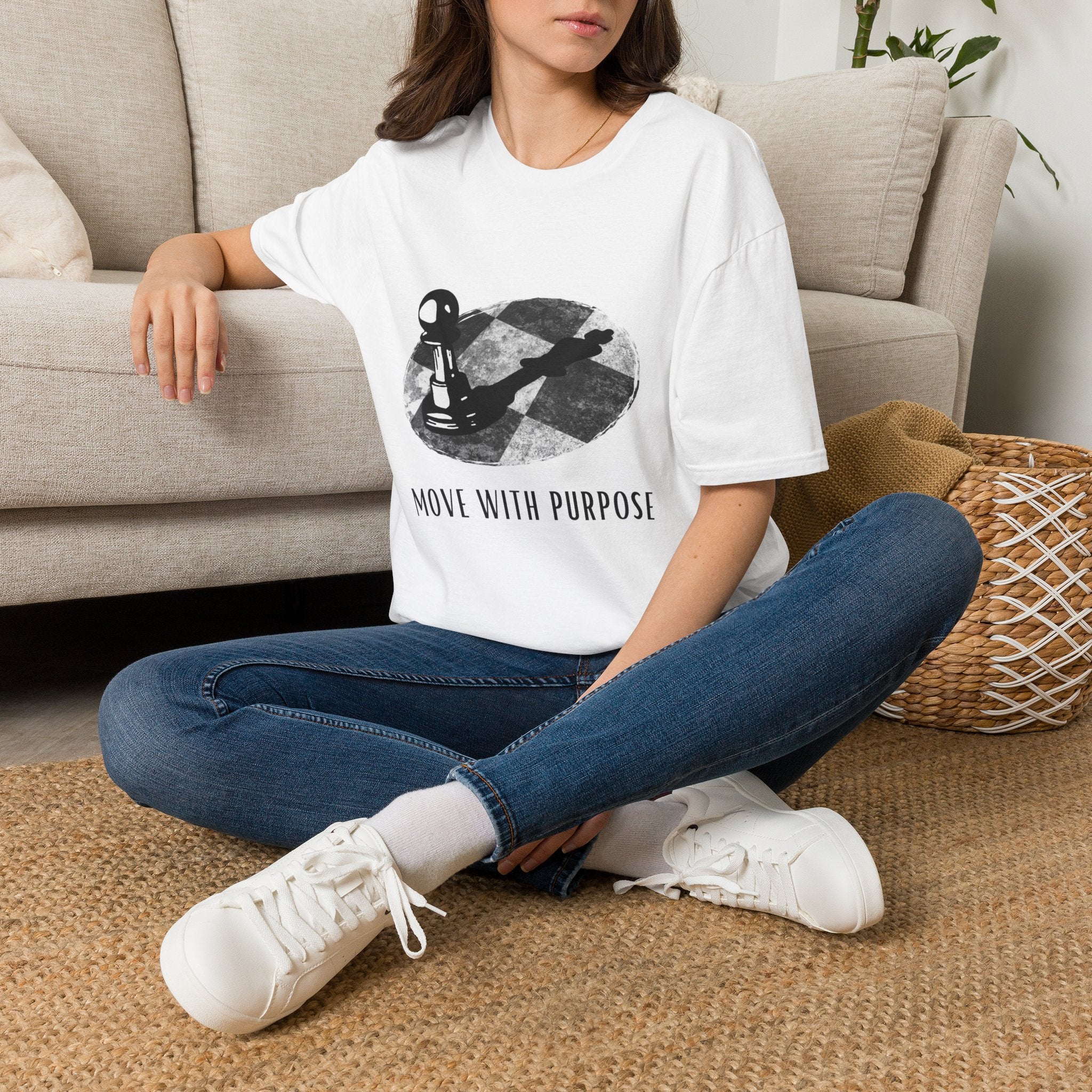 Chess Pawn 'Move With Purpose' T-Shirt