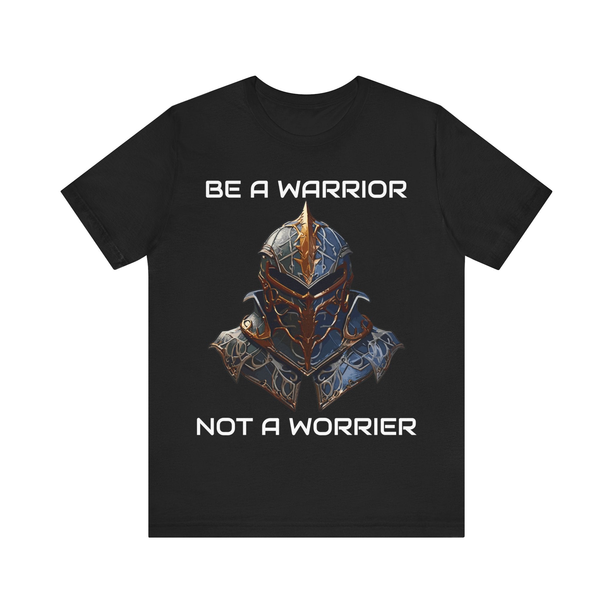 Be a Warrior, T Shirt, White, Gift, Mindfulness, Motivation, Inspiration, Wearing, Conscience Garment, Soft Cotton