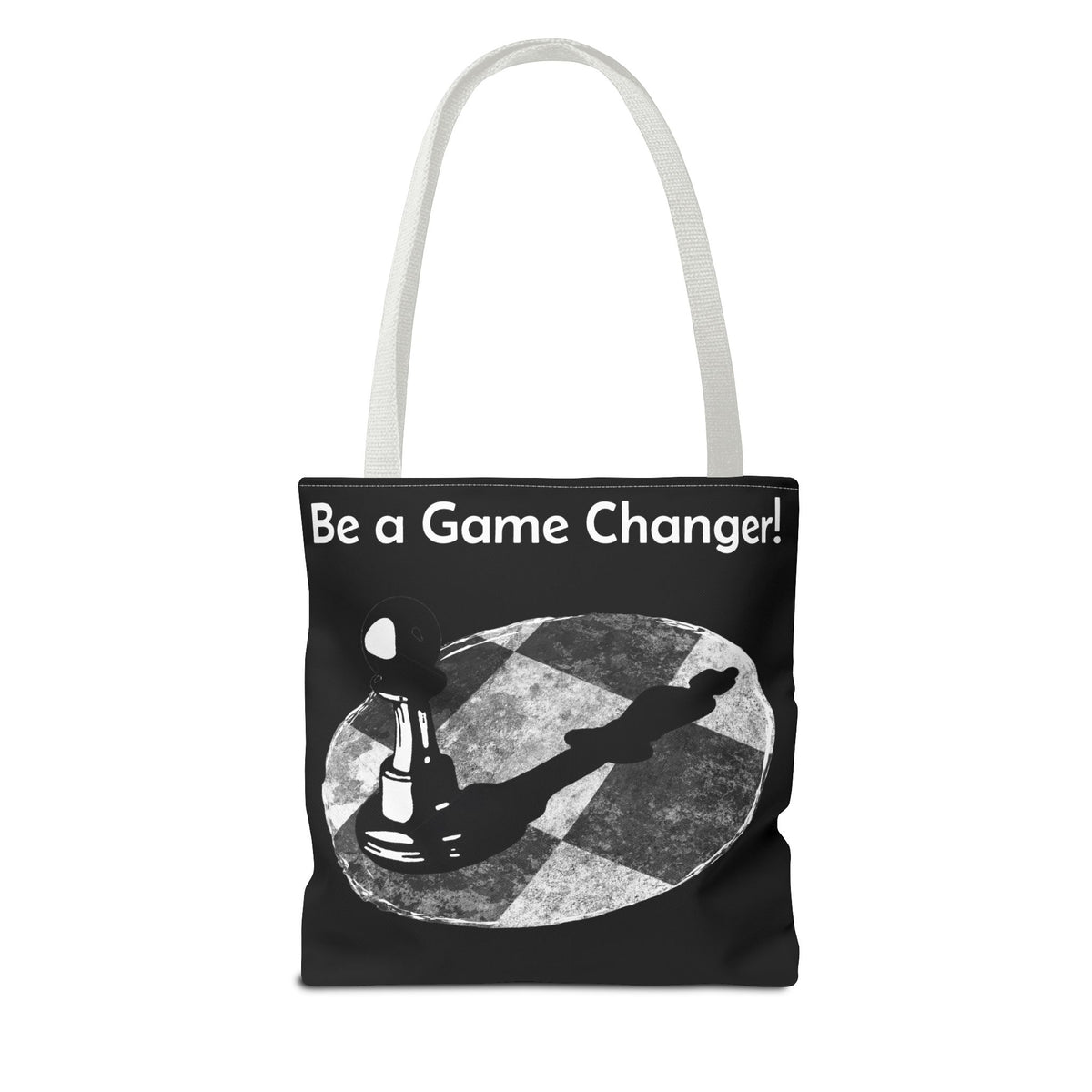Be a Game Changer Inspirational Chess Tote Bag
