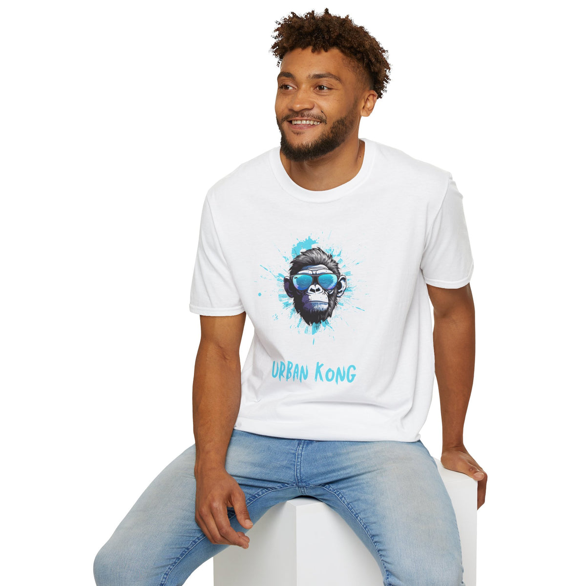 Urban Kong Graphic T-Shirt — Cool Sunglasses Monkey Streetwear Tee