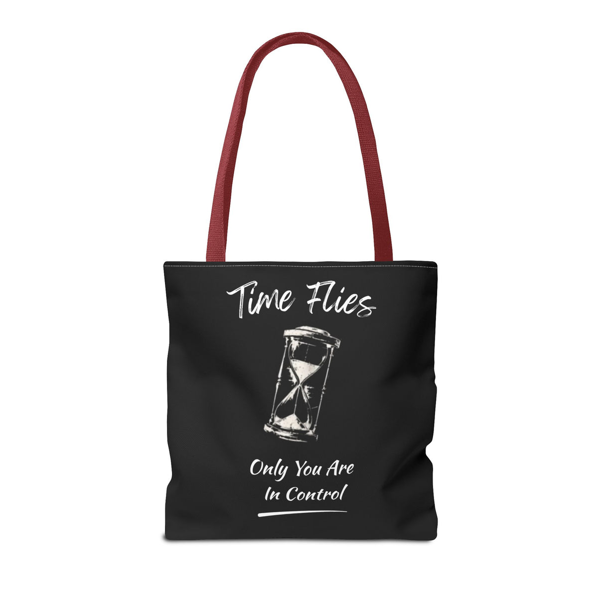 Time Flies Motivational Tote Bag