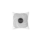 Hare Krishna chant Meditation Square Pillow — Spiritual Mantra Decorative Cushion