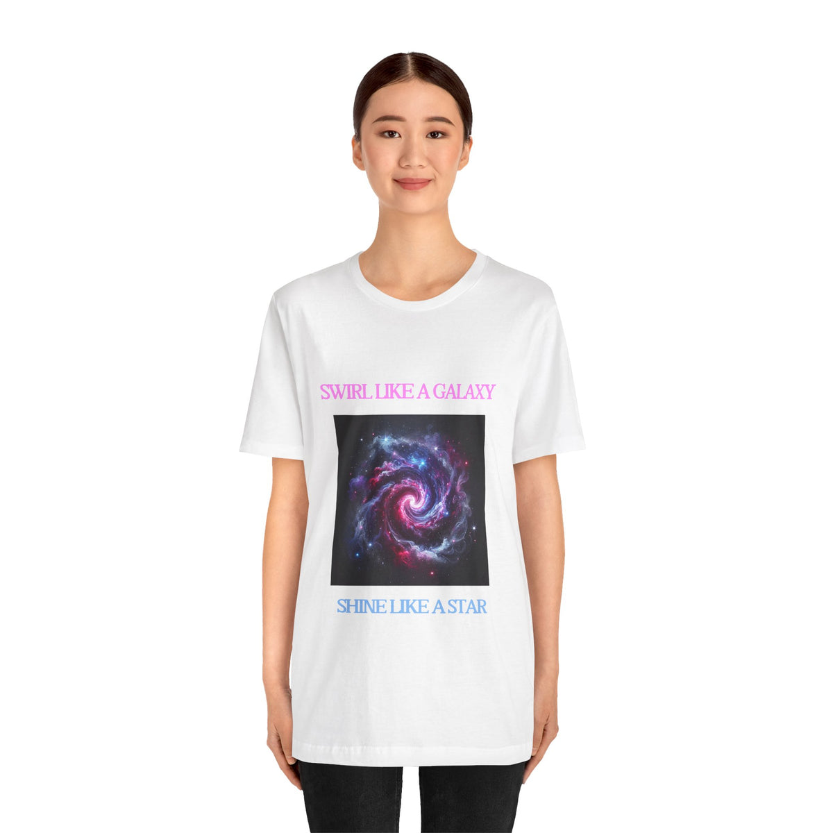 Galaxy Swirl T-Shirt - Swirl like a galaxy, shine like a star - Conscience Garment