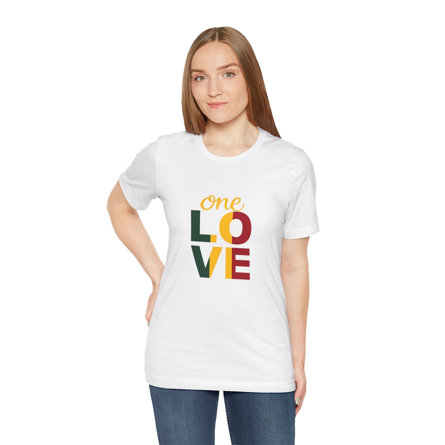 One Love Reggae T-shirt Short Sleeve
