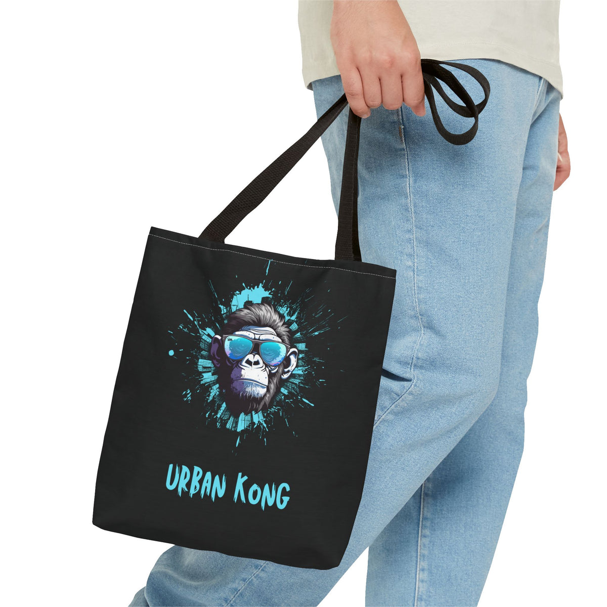 Urban Kong Graphic Tote Bag — Cool Ape Sunglasses All-Over Print