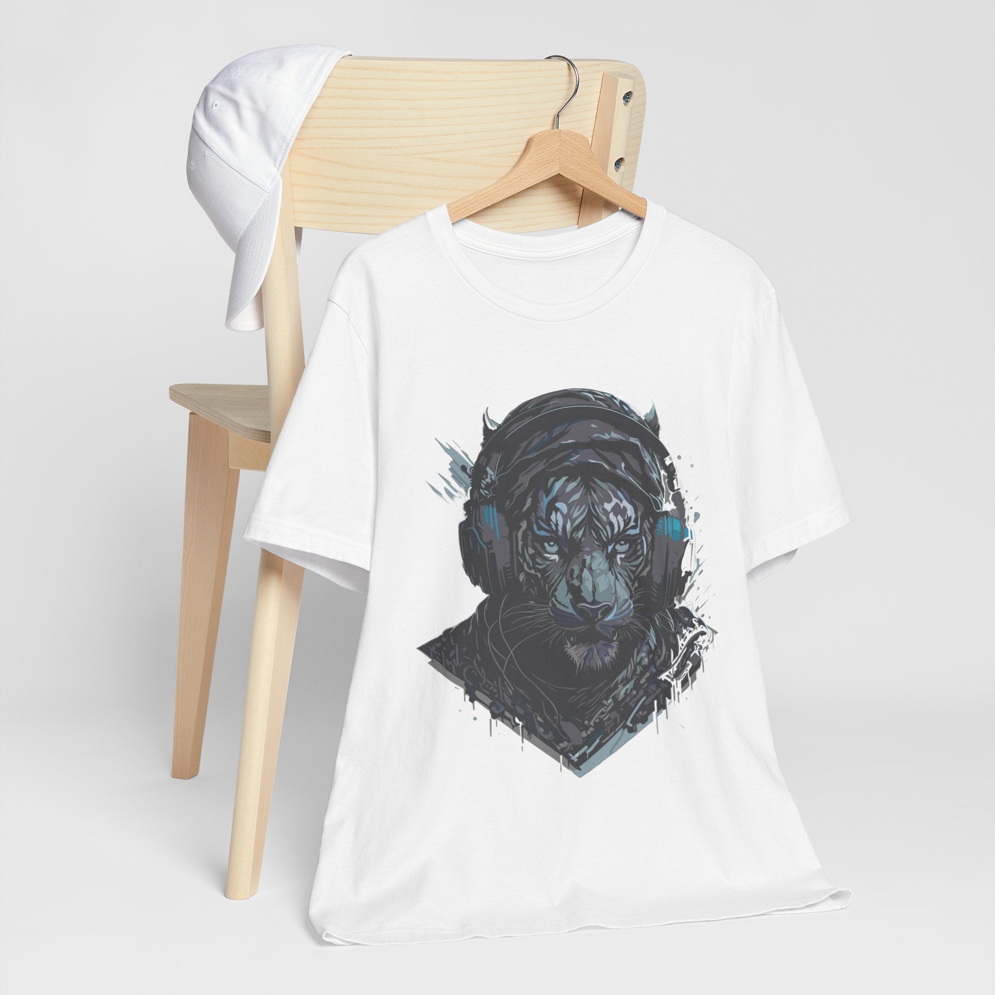 Lion with Headphones T-shirt