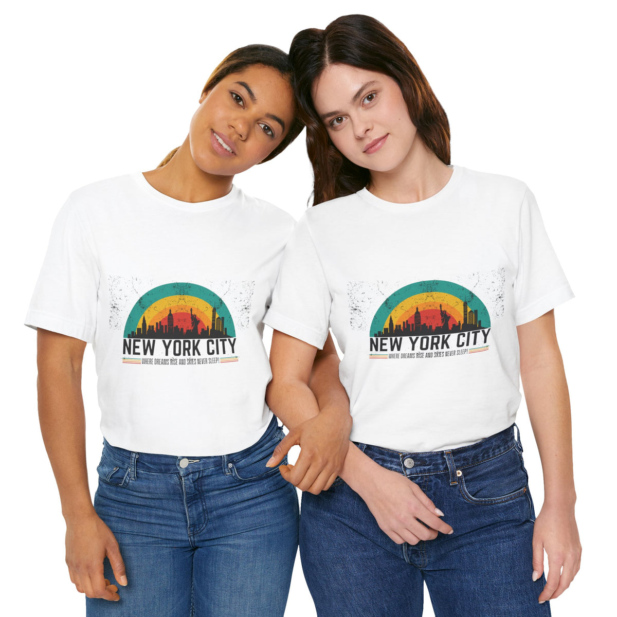 Cityscape T-Shirt - New York City Skyline, Gift, Inspiration - Conscience Garment