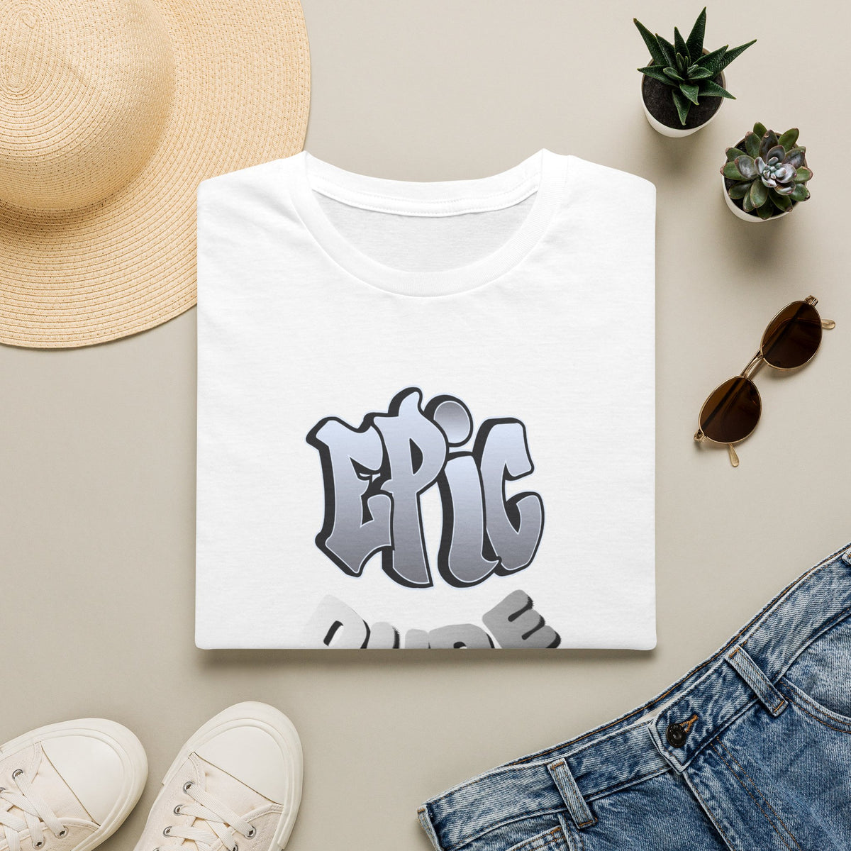“EPIC DUDE” Graphic T-Shirt – Playful Streetwear Gift