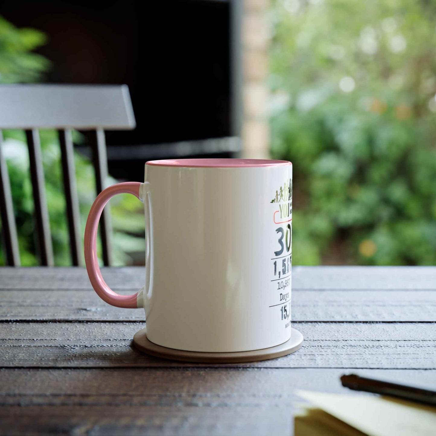 30th Birthday Two-Tone Coffee Mug, 11oz