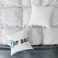Top Bro Pillow - Square Poly Canvas Decorative Throw Cushion