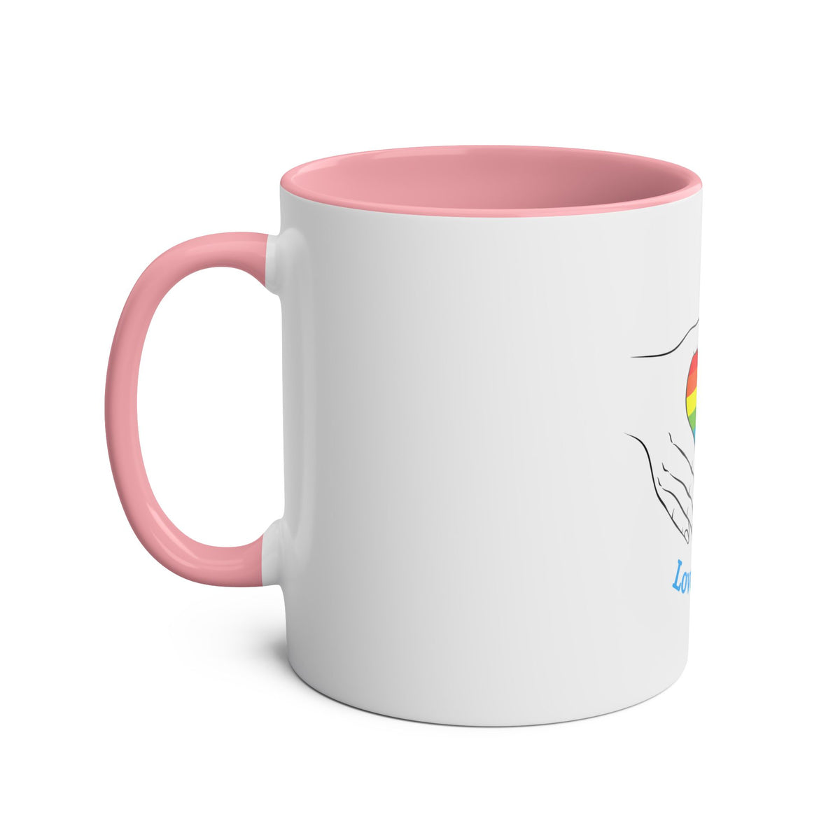 Love Is Love Two-Tone Mug - Conscience Garment