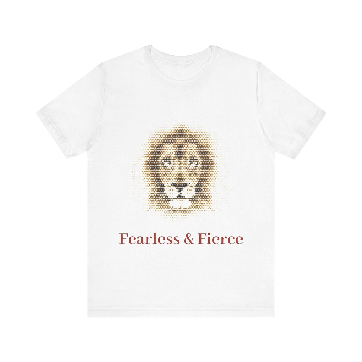 Lion - Fearless & Fierce T-Shirt - Conscience Garment
